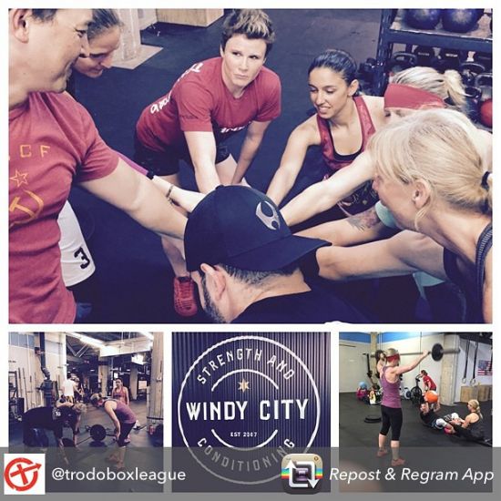 Thanks to @trodoboxleague for running through the Trodo 7.2015 WOD's @windycitycrossfit.  We are so excited to participate. #trodo #windycitylivin #wcsc #liveBIG