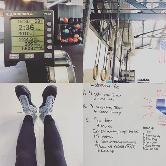 What an amazing Wednesday pick me up - WOD, followed by c-swing practice, followed by recovery row and stretching! Windy City for life!! #blessed #fall2016 #ilovecrossfit #crossfitgirl #crossfitforlife #whackywednesday #midweekmotivation #wod #livebig #windycitylivin #windycitycrossfit