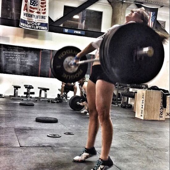 One day I will snatch this weight...until then, snatch pulls! 