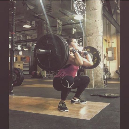 Our weaknesses are the easiest target for improvement. Squats all day everyday for me #progress#squat#squatclean#oly#crossfit#goals#improvement#fitness#strength#windycitylivin#livebig#motivation