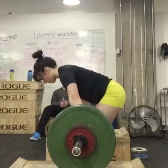 Eloise, remote programming client, with a snatch PR from the blocks. 80kg/176lb #olympicweigtlifting #superiorathletic 
#Repost @elliemarandrle with @repostapp
・・・
Audience of 1️⃣ @vnardi1 