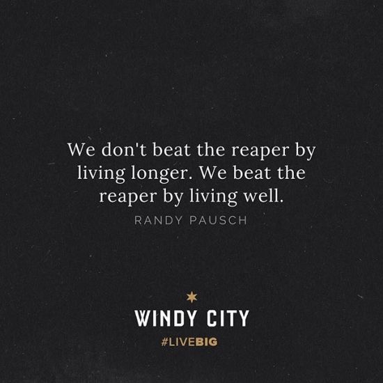 Reminder: Live BIG
•
It starts with your health. Nothing is more important.
•
#windycitylivin #liveBIG