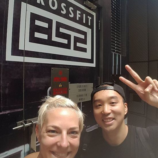 @raymondstagram and I were both in Hong Kong at the same time, so we decided to check out a crossfit class. Thanks,  #crossfit852 ! 