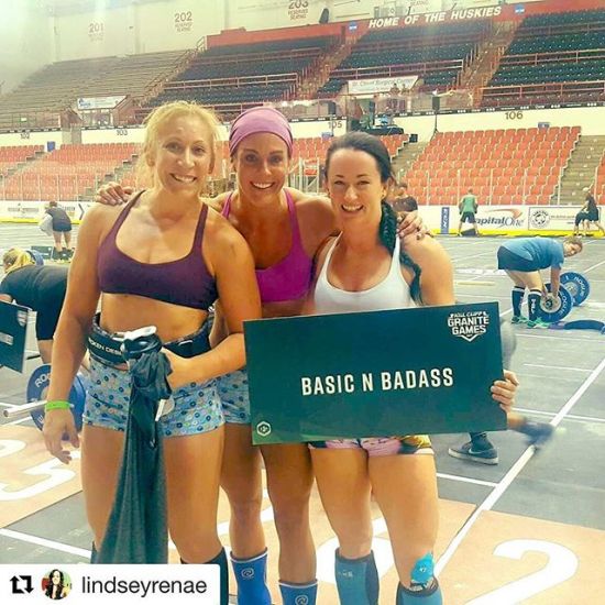#wcw goes out to Lifestyle Nutrition athlete @lindseyrenae and her team Basic N Badass for crushing the Pro Women's team competition this weekend @thegranitegames 