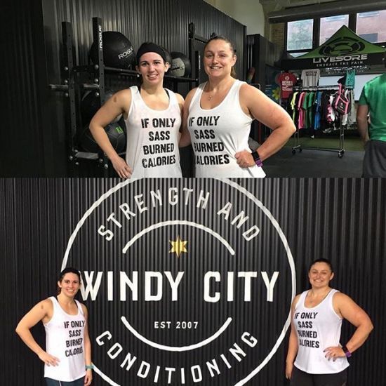 Before and after! Had a great time with a great partner! #windycitylivin #livebig #festivusgames #moresassthanmass #sassyfitness