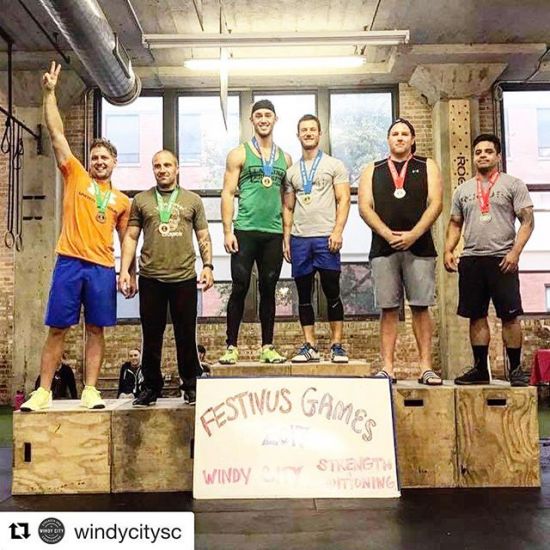 Huge shoutout to the athletes at the @windycitysc @festivusgames! Congratulations to the podium winners! 
