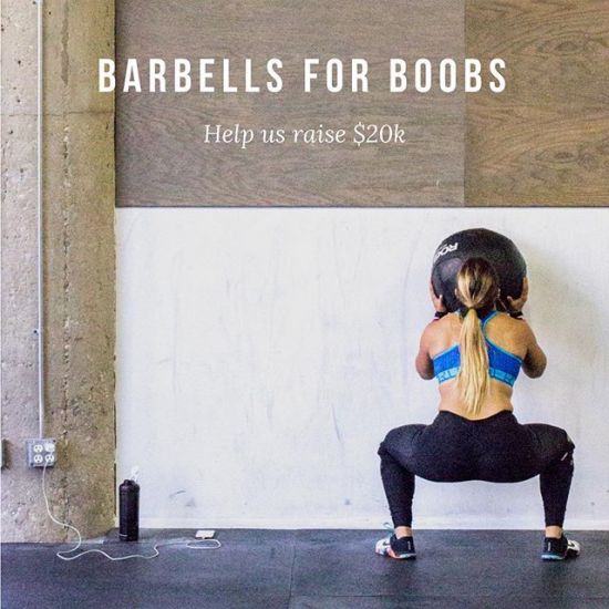 Everyone has a right to know if they’re living with breast cancer. There’s a tremendous need for all types of support, from being proactive, to detection, treatment and survivorship. Help Windy City raise money to support @BarbellsforBoobs.

