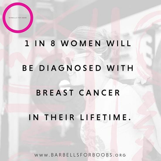 I'm fundraising for @barbellsforboobs! This is a great organization and I would appreciate any support you can give! See link in my profile...
.
.
Barbells for Boobs has two programs that mobilize and empower people to take action in breast cancer.
1) The Right to Know program 