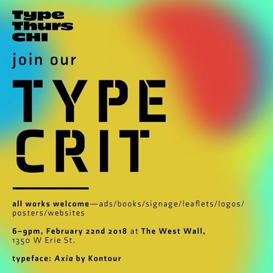 If you haven’t heard already, TypeThursday Chicago is back next week! ✨